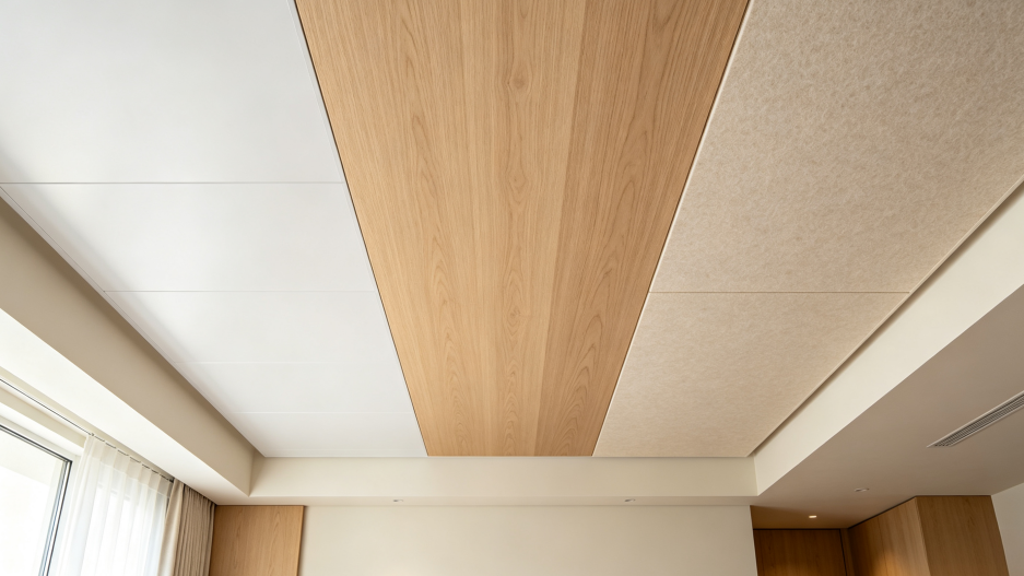 PVC vs. Wood vs. Acoustic: Which Ceiling Panel Material Is Best?