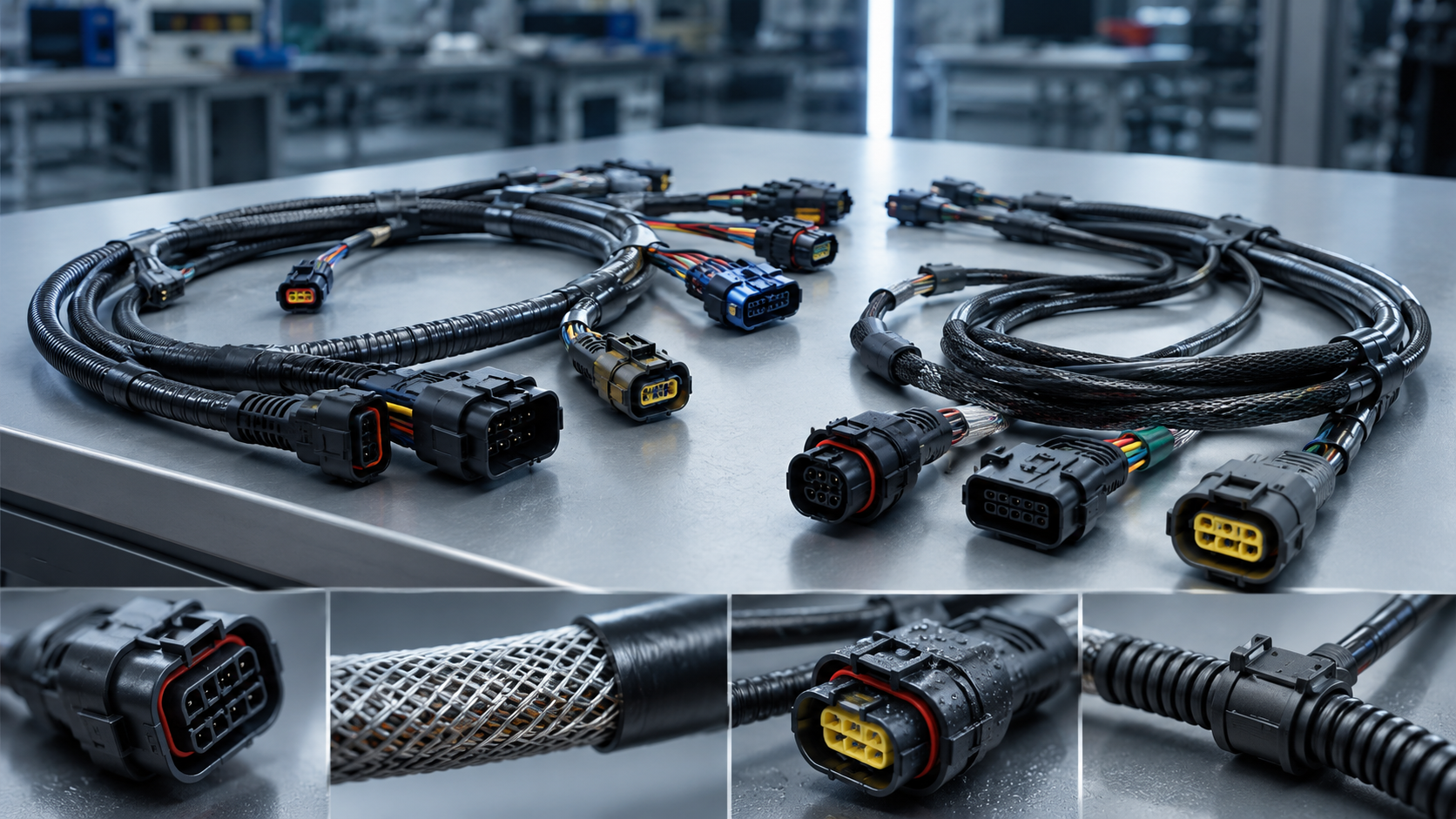 Vibration-Resistant and Waterproof Design of Motorcycle Wiring Harnesses: Reliability Improvement From Steel Wire Reinforcement, Sealed Connectors to Sheath Materials