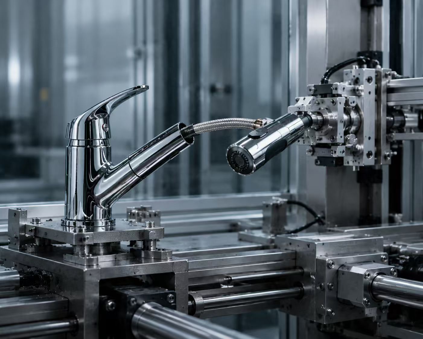 Testing 50,000 Pull Cycles: How High-End Factories Guarantee the Lifespan of Retractable Kitchen Taps