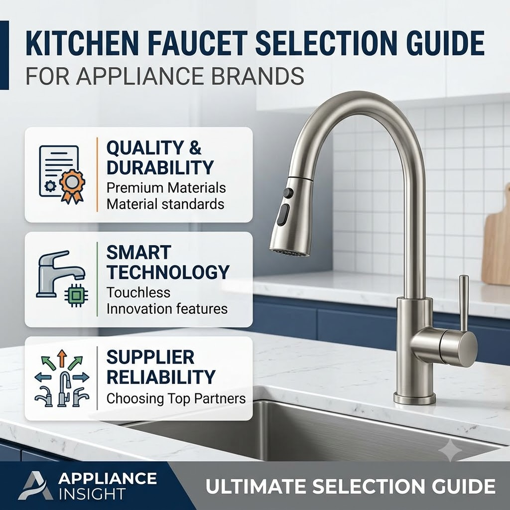 How to Select a High Quality Kitchen Faucet for Your Home Appliance Brand?