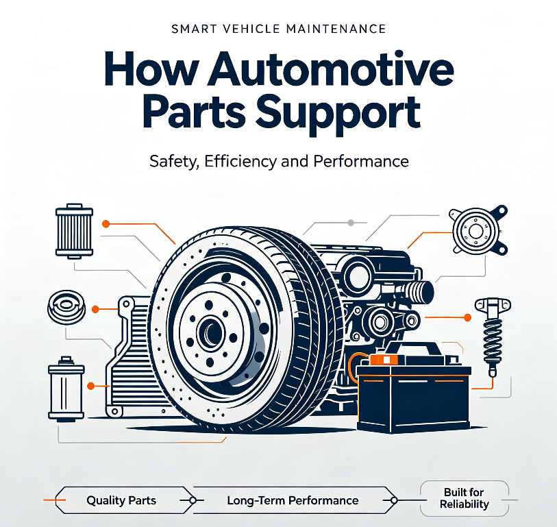 How Automotive Parts Support Safety, Efficiency, and Long-Term Performance