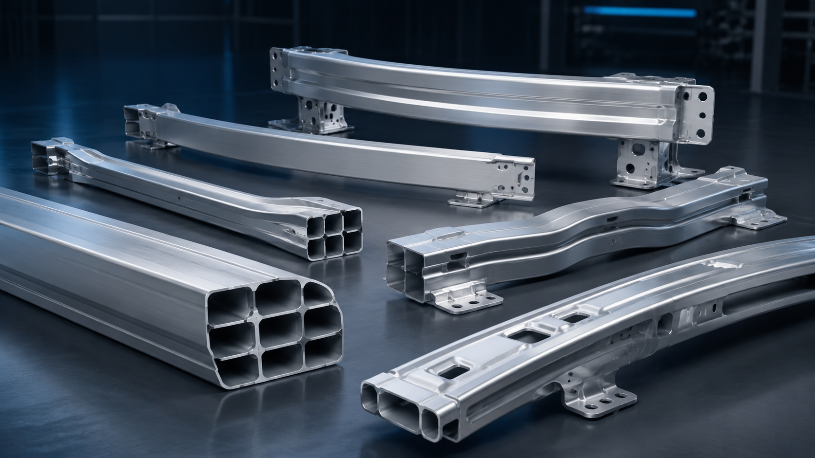 Collision energy absorption optimization design of aluminum alloy anti-collision beams: integrated application of multi-cavity structure, variable cross-section design and hot air forming process