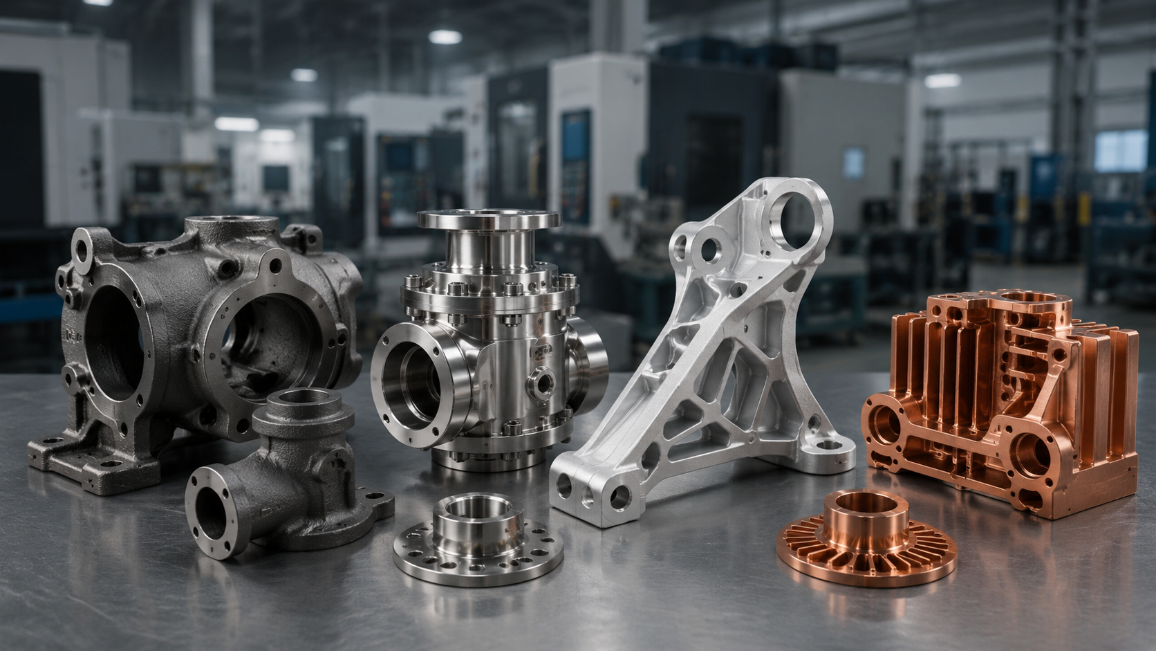 Material Selection for Precision Castings in Medical and Aerospace Industries: Performance & Application Comparison of Carbon Steel, Stainless Steel, Aluminum Alloy and Copper Castings