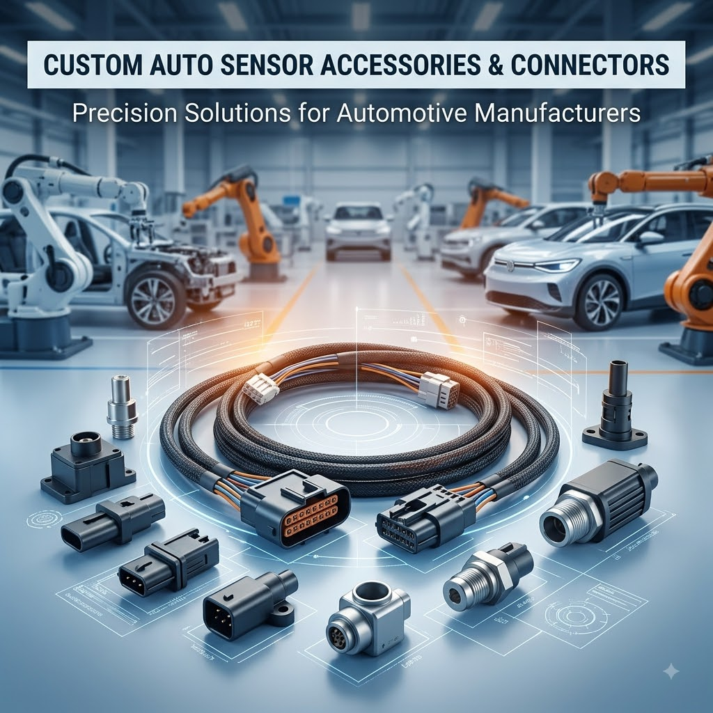 Custom Auto Sensor Accessories and Connectors for Automotive Component Manufacturers