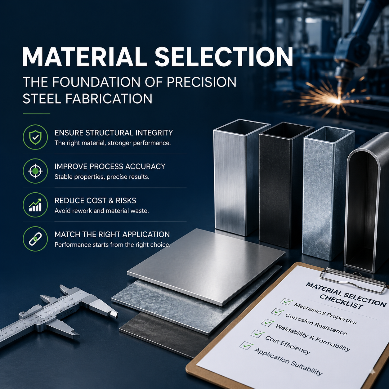 How to Choose Materials for Precision Sheet Metal Fabrication