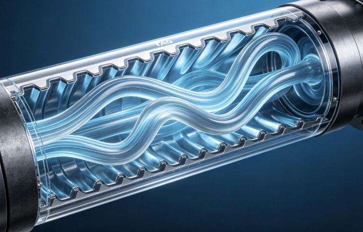 Special TAG Groove Design Improves Material Mixing To Eliminate Film Gel & Color Difference
