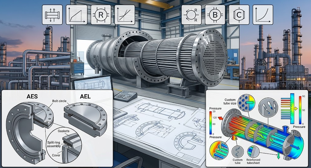 Understanding TEMA Standards: How to Customize Your Floating Head Heat Exchanger (AES, AEL, etc.)