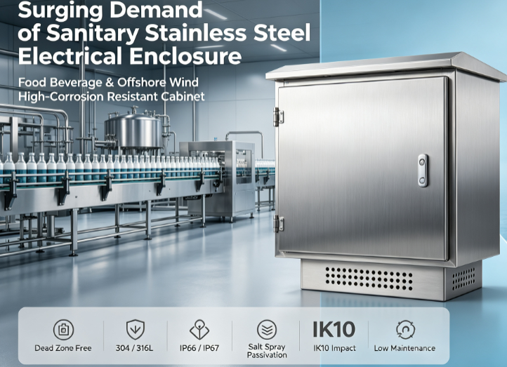 Surging Demand of Sanitary Stainless Steel Electrical Enclosure In Global Food & Offshore Wind Industry