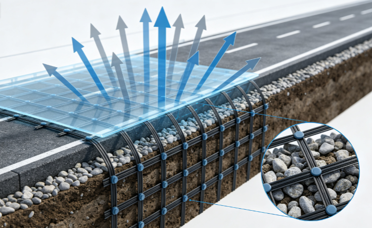 Biaxial Plastic Geogrid Roadbed Reinforcement Mechanism: Design and Construction Specification Analysis for Soft Soil Subgrade Stabilization