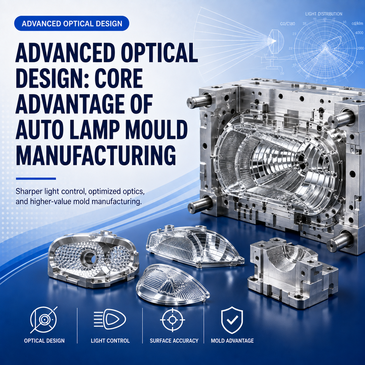 Advanced Optical Design: Core Advantage of Auto Lamp Mould Manufacturing