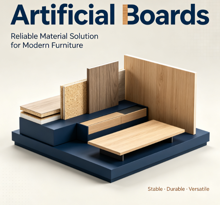 Artificial Boards: A Reliable Material Solution for Modern Furniture and Interior Manufacturing