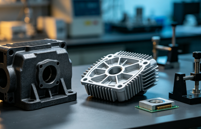 Low Density High Rigidity Aluminum Alloy Die Casting, Light Weight To Cut Total Equipment Load, Outstanding Heat Dissipation Performance For Heat Sink Parts