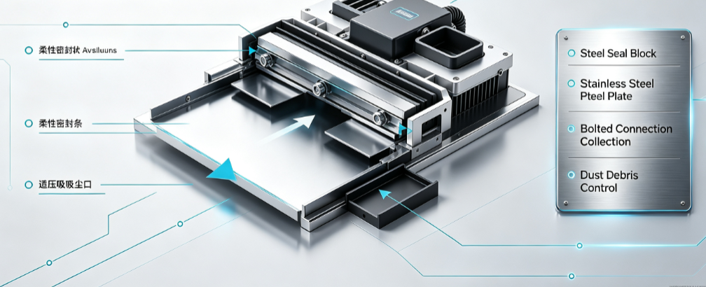 Conveying System Cover vs Simple Separate Baffle Dustproof & Safety Protection Contrast