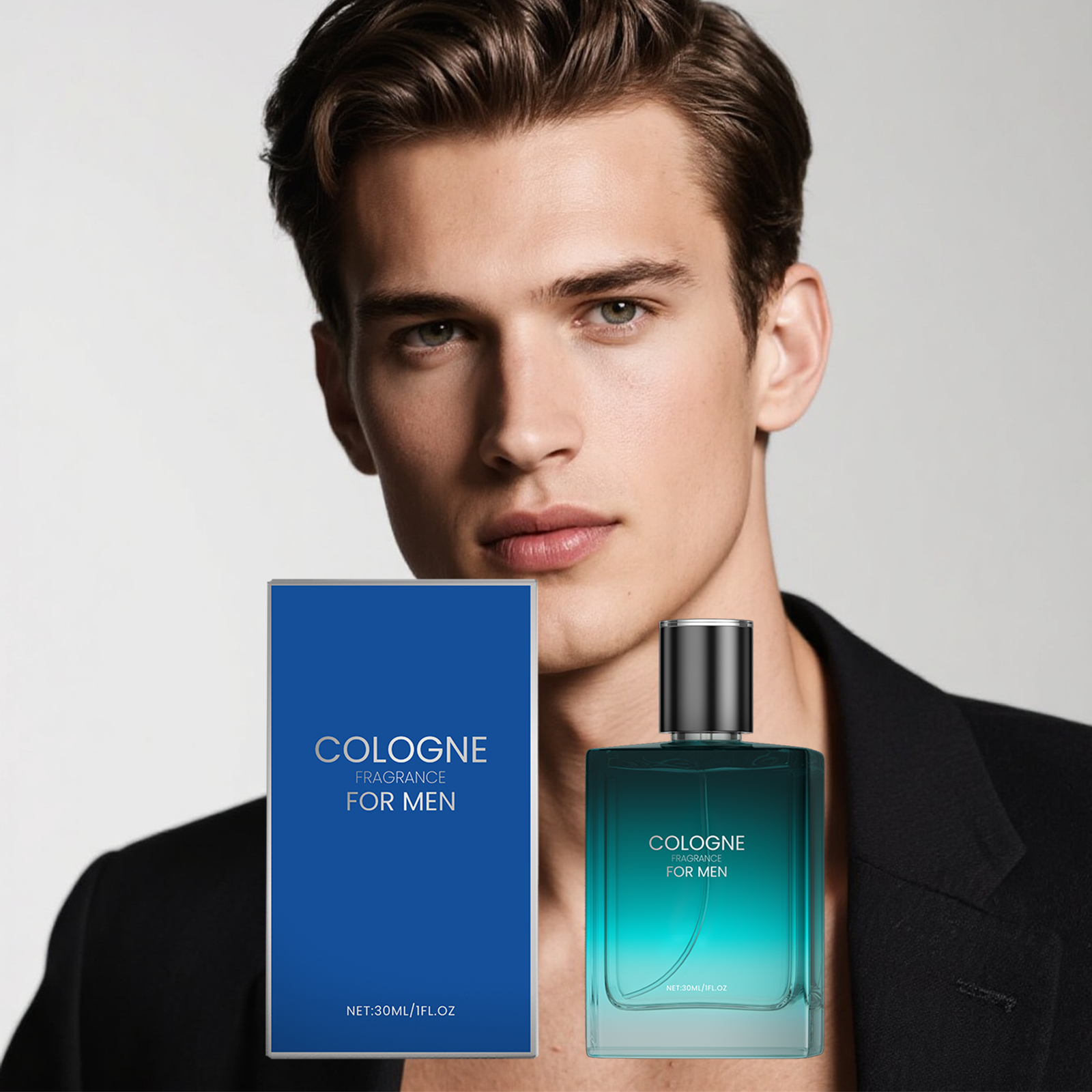 Gentleman Charm Cologne Eau de Parfum – Long Lasting Men's Woody Floral Fragrance - Thumbnail 2