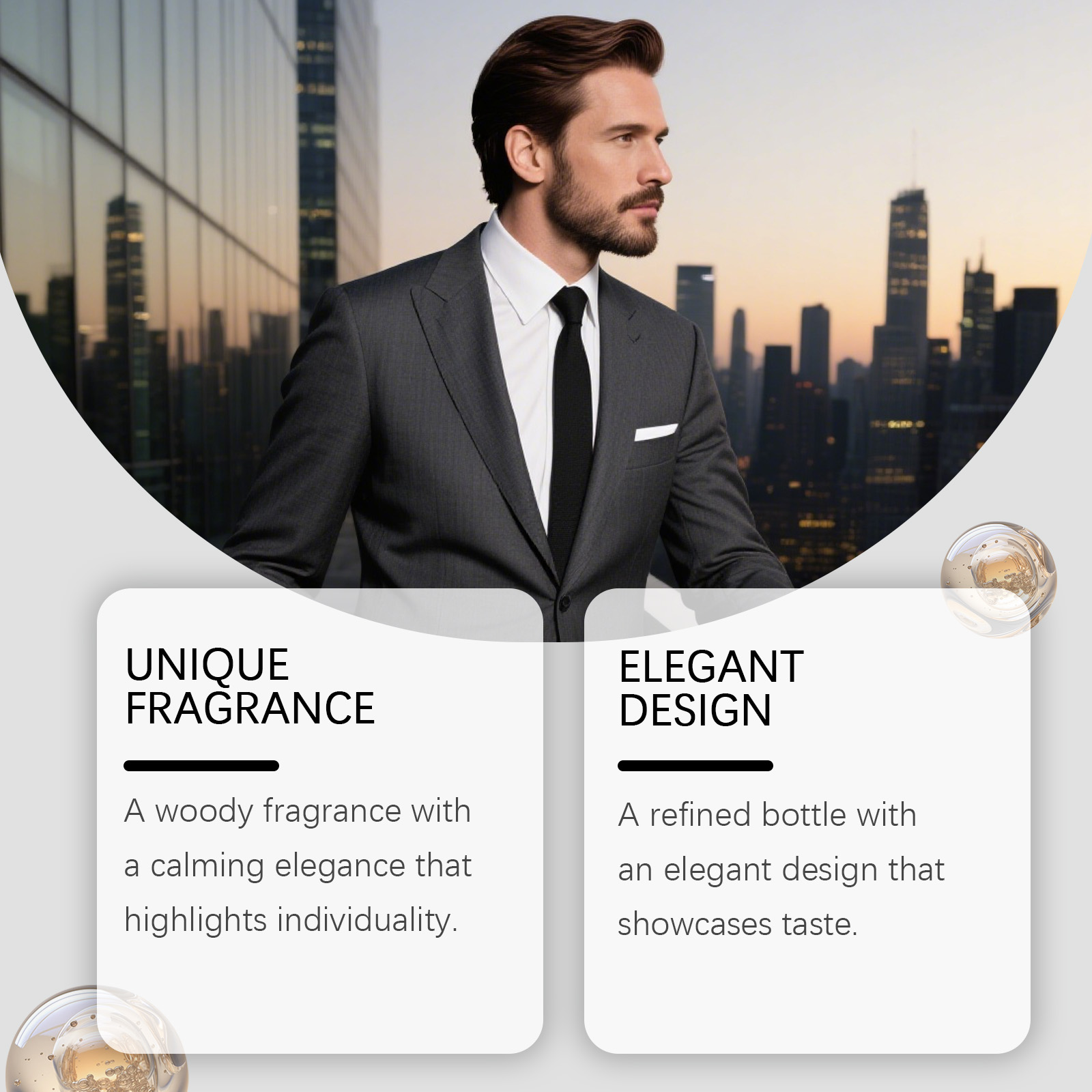 Elegant Cedarwood Eau de Parfum – Long Lasting Woody Fragrance for Men - Thumbnail 3