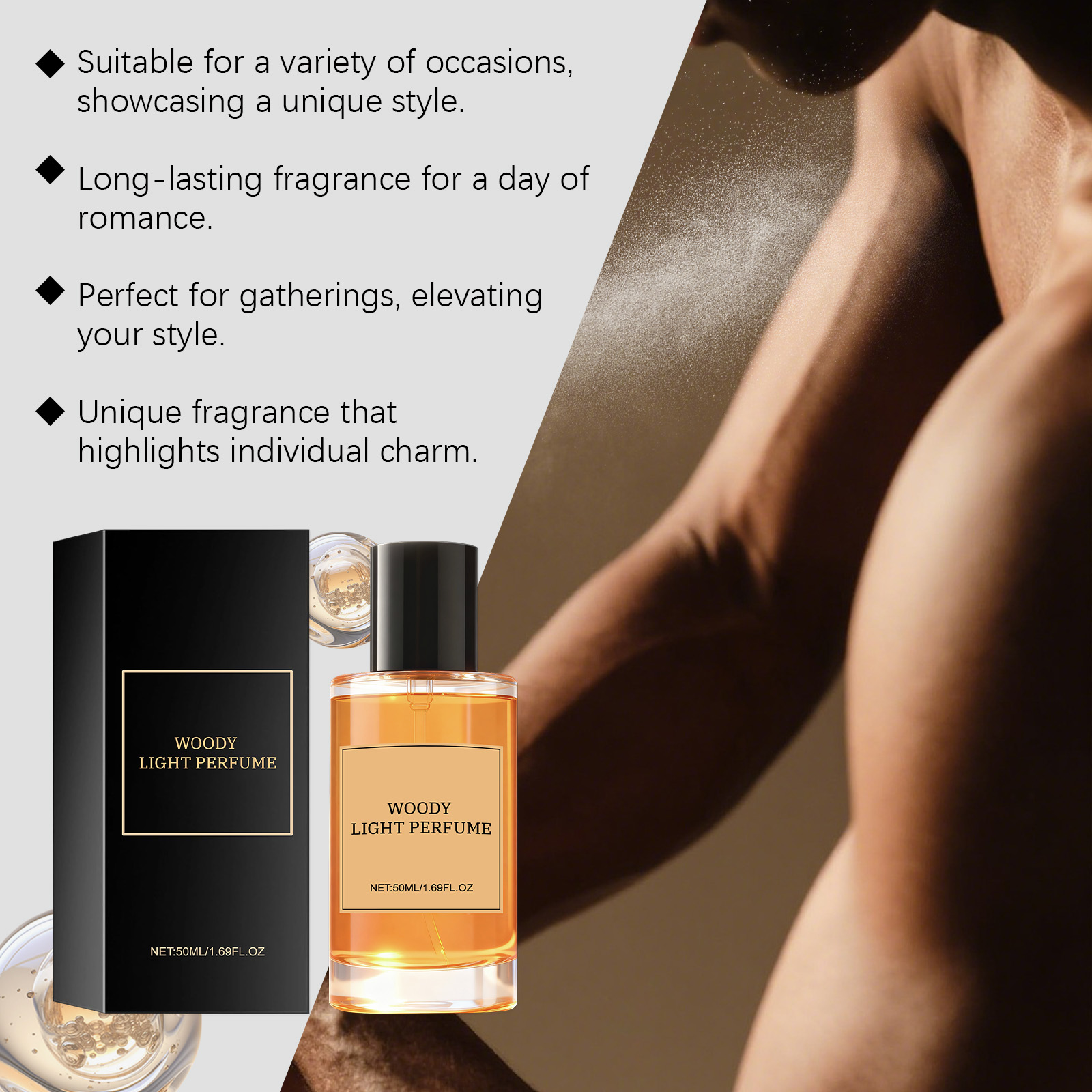 Elegant Cedarwood Eau de Parfum – Long Lasting Woody Fragrance for Men - Thumbnail 4