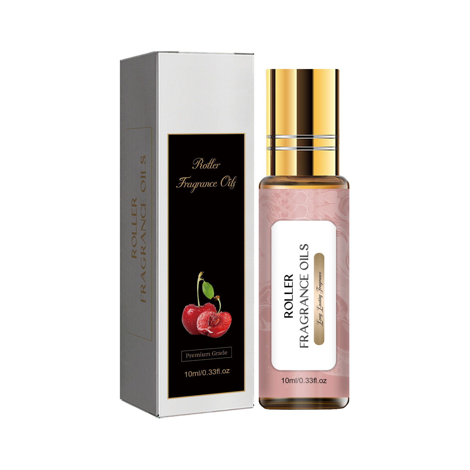 Cherry Vanilla Sandalwood Roll-On Perfume Oil – Long Lasting Pocket Fragrance