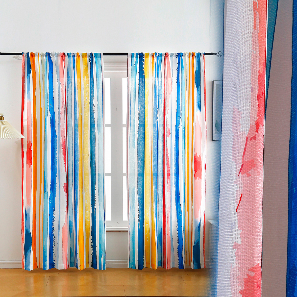 Watercolor Stripes
