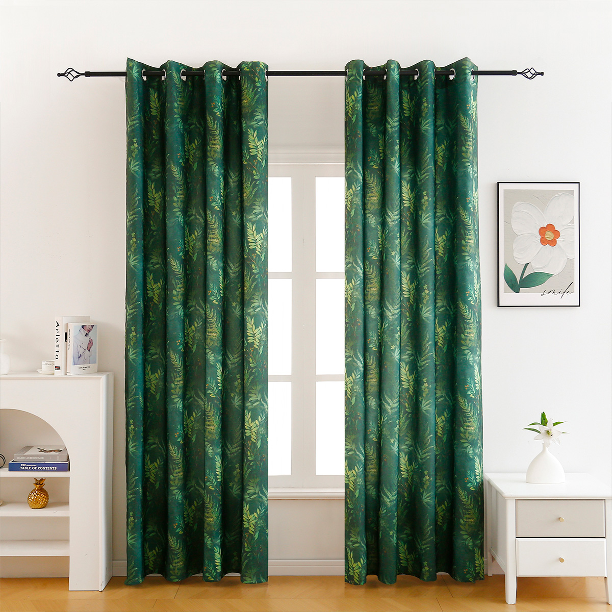 Forest Shadow Emerald Curtain 2