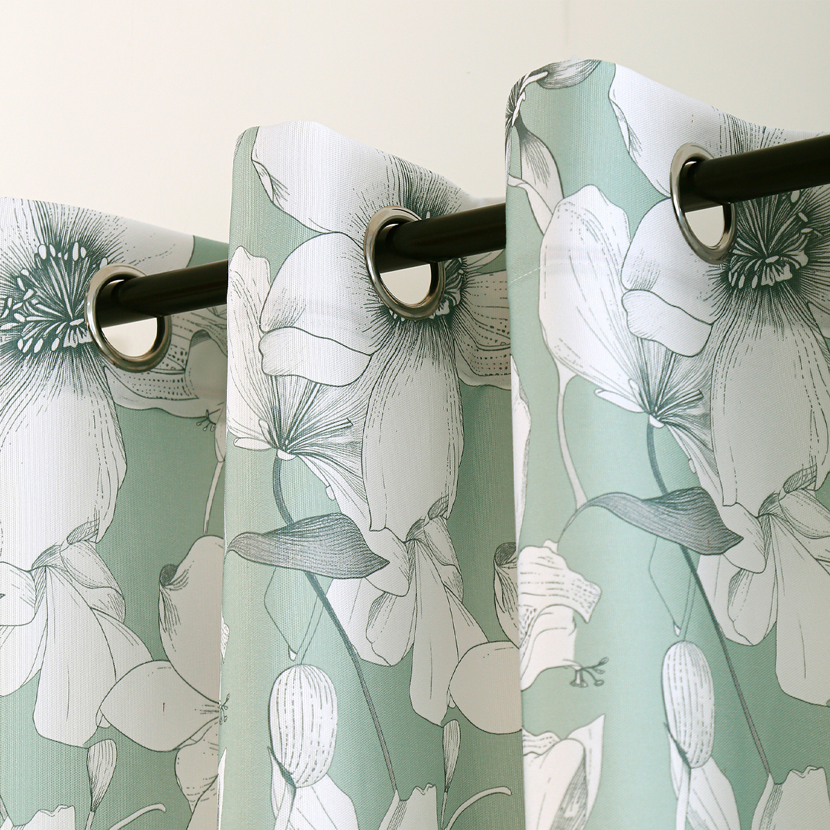 Dancing Flowers In Green 4