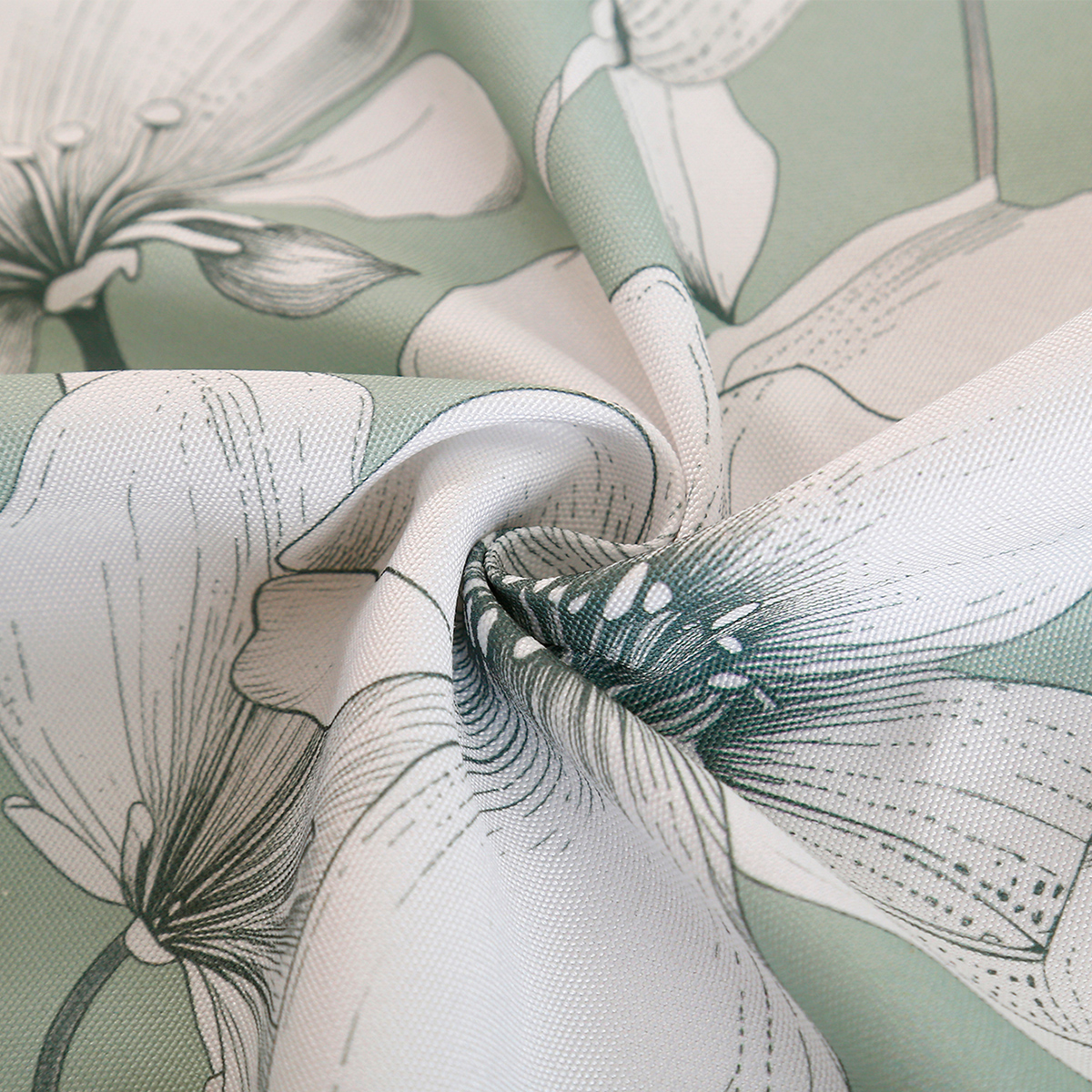 Dancing Flowers In Green 5