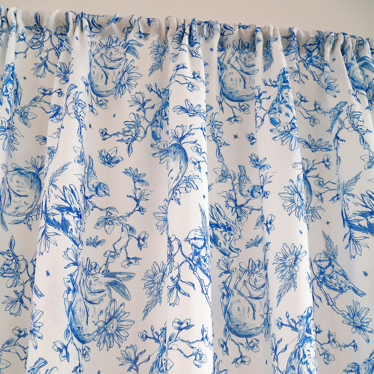 Blue And White Porcelain Bird Rabbit 3