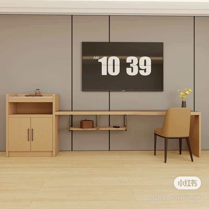 Hotel Guest Room Bedside Cabinet, Size 450×450×500mm