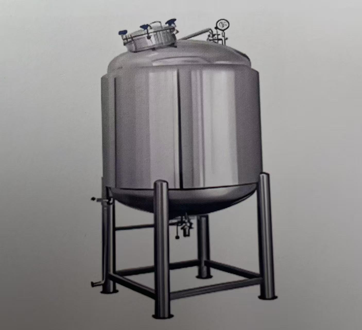 Vertical Stationary Sealed Storage Tank
