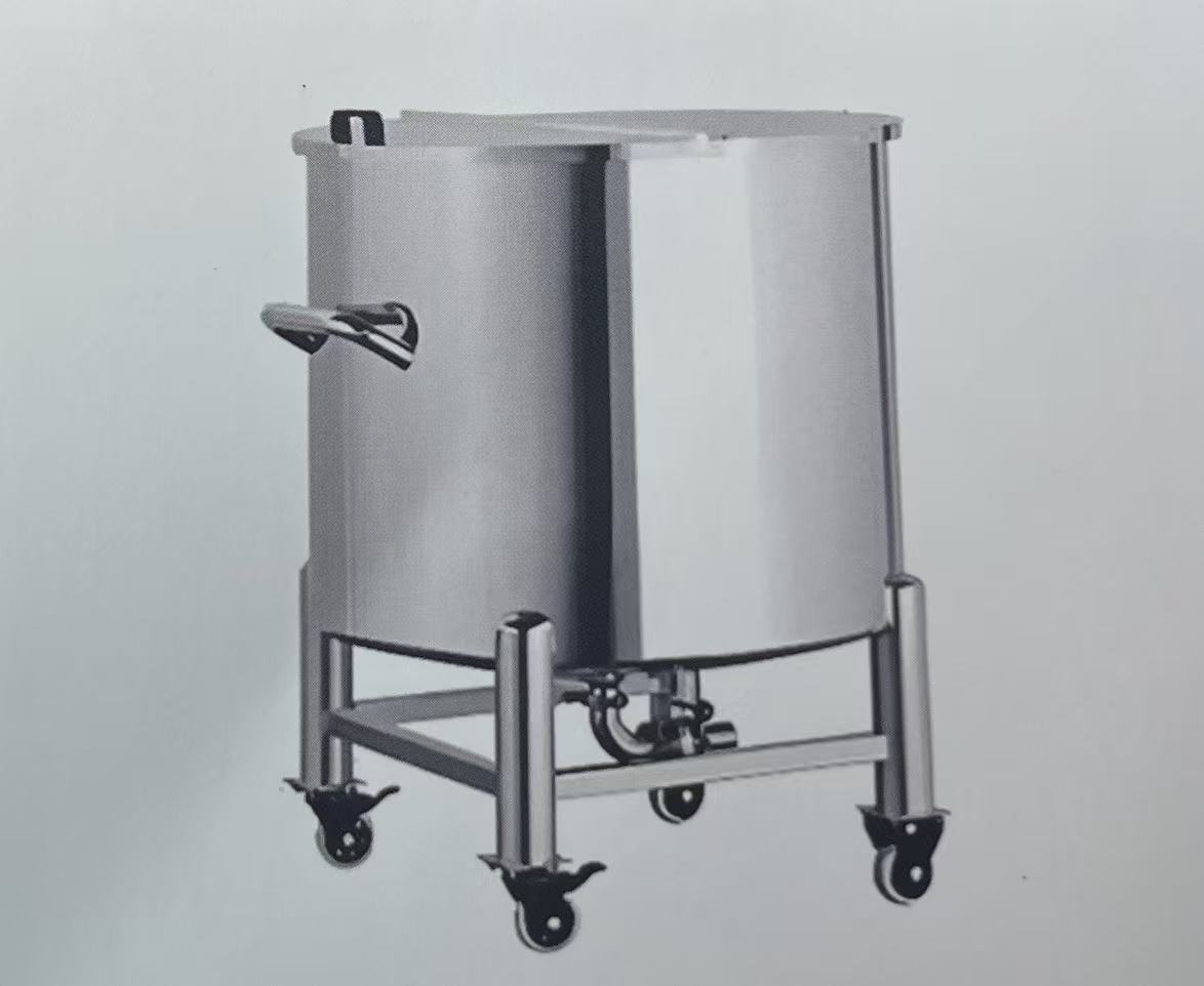 Mobile Open-Top Stainless Steel Tank