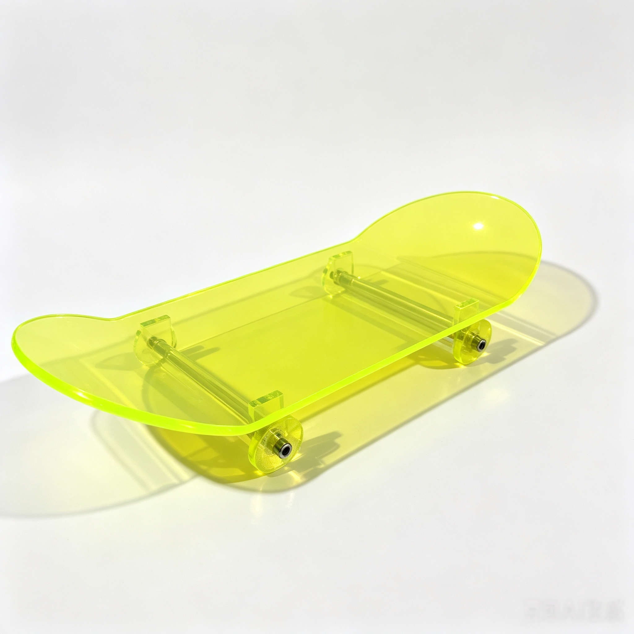 Acrylic Skateboard-Shaped Ornament