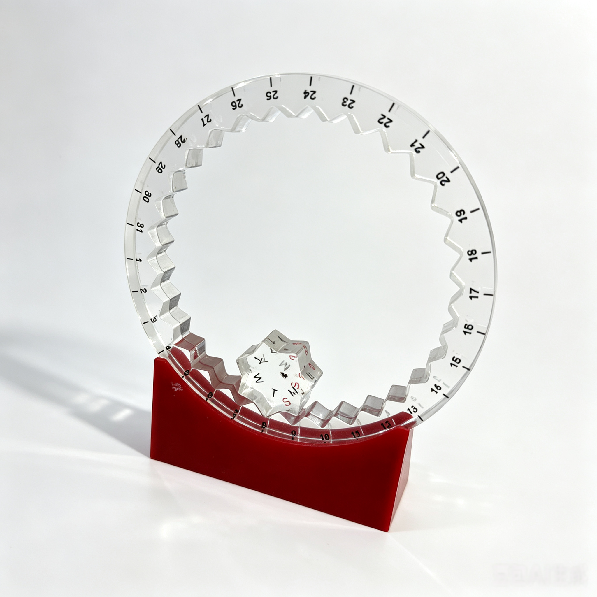 Acrylic Ring Calendar Ornament