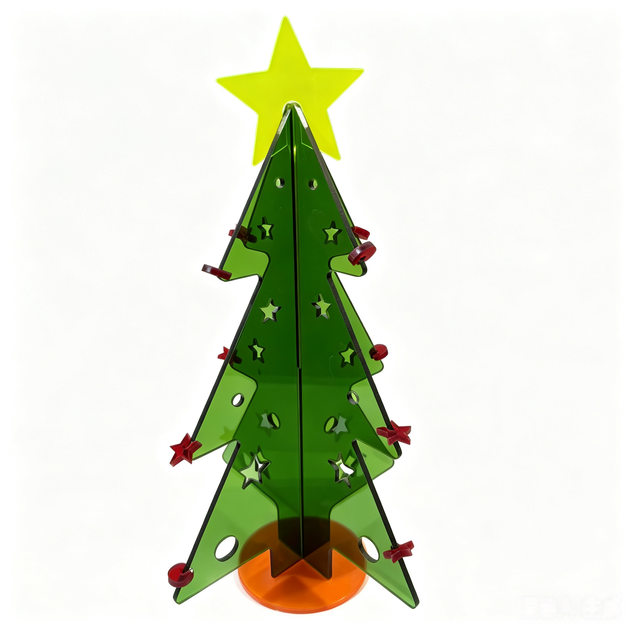 Acrylic 3D Christmas Tree Decoration